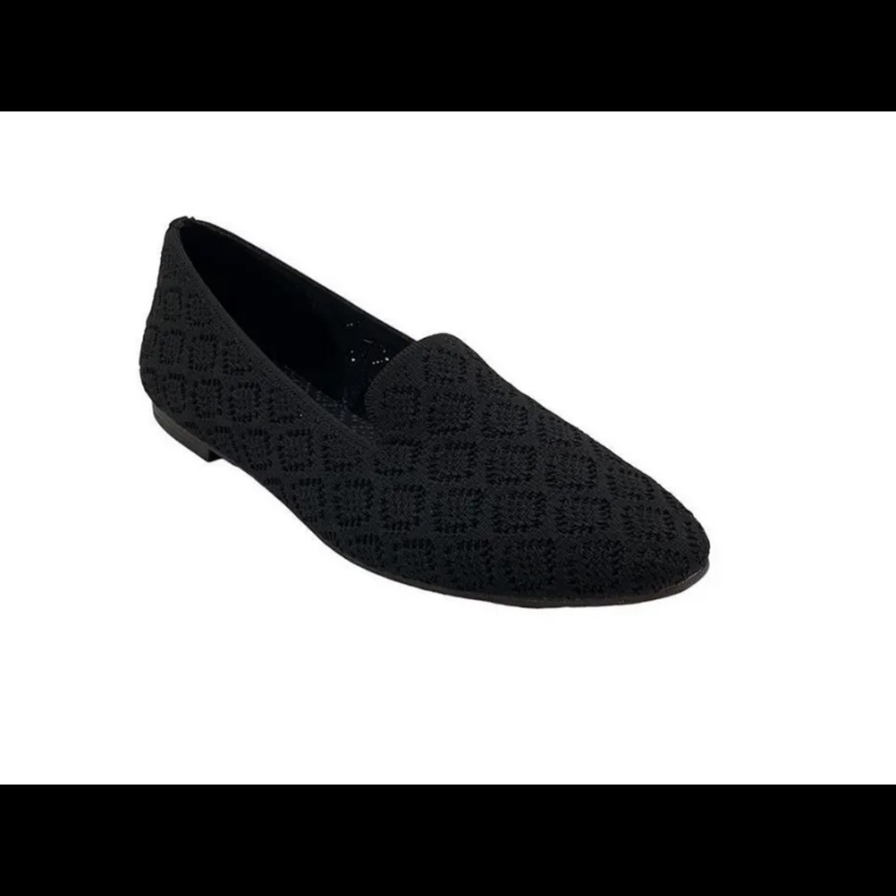 Skechers Crochet Washable Knit Loafers - Cleo Snip black new